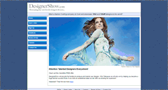 Desktop Screenshot of designershow.com