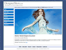 Tablet Screenshot of designershow.com